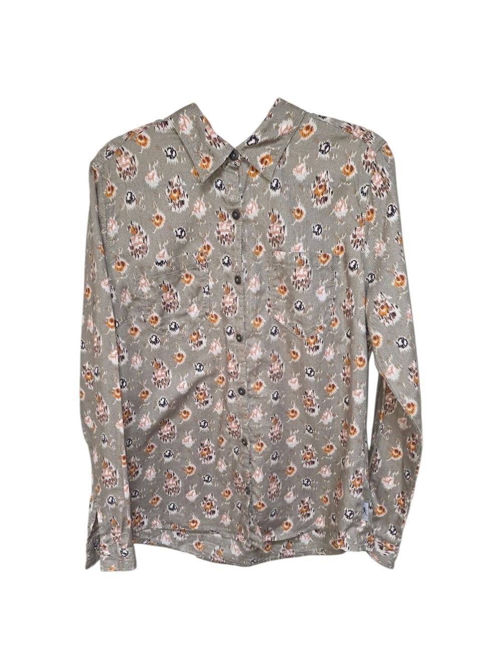 Royal Robbins Patterned Gray Shirt